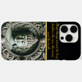 仏葉とOrb Carving AI Case-Mate iPhoneケース (裏面 (横))