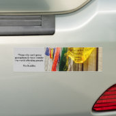 仏著仏教の祈りの言葉の旗w/longの引用文 バンパーステッカー (車上)