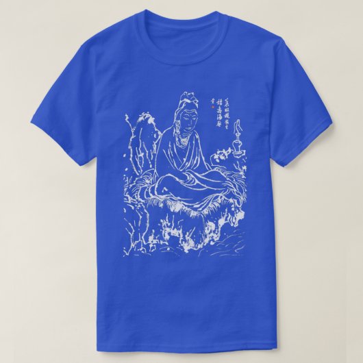 仏観音観音観音菩薩禅芸術 Tシャツ (デザイン正面)