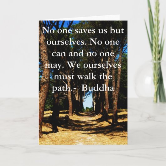 仏道の引用文 カード (正面)