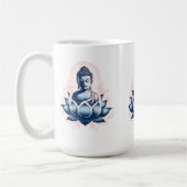 仏道禅の心地平安 コーヒーマグカップ (左)