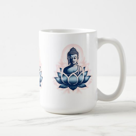 仏道禅の心地平安 コーヒーマグカップ (右)