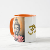 仏道禅の心地平安 マグカップ (正面左)