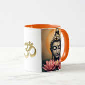 仏道禅の心地平安 マグカップ (正面右)