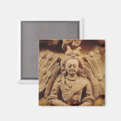 仏釈迦牟尼六世紀から七世紀 マグネット (正面/裏面)