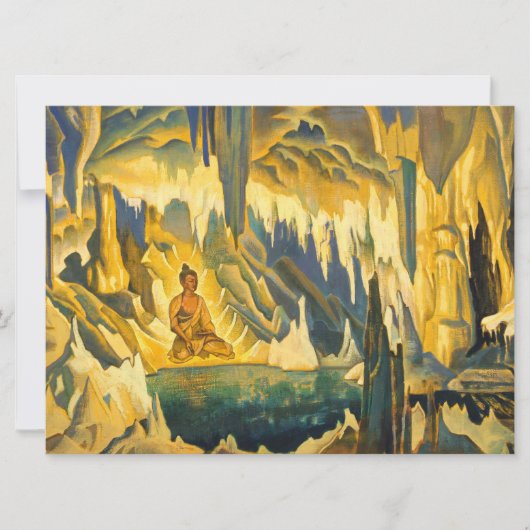 仏陀の勝ち（仏教美術） (by Roerich) カード (正面)