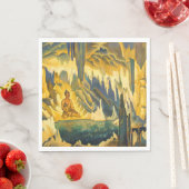 仏陀の勝ち(仏教美術) (by Roerich) スタンダードランチョンナプキン (インサイチュ)