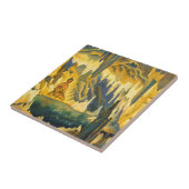 仏陀の勝ち（仏教美術） (by Roerich) タイル (側面)