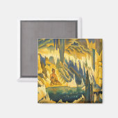 仏陀の勝ち（仏教美術） (by Roerich) マグネット (正面/裏面)