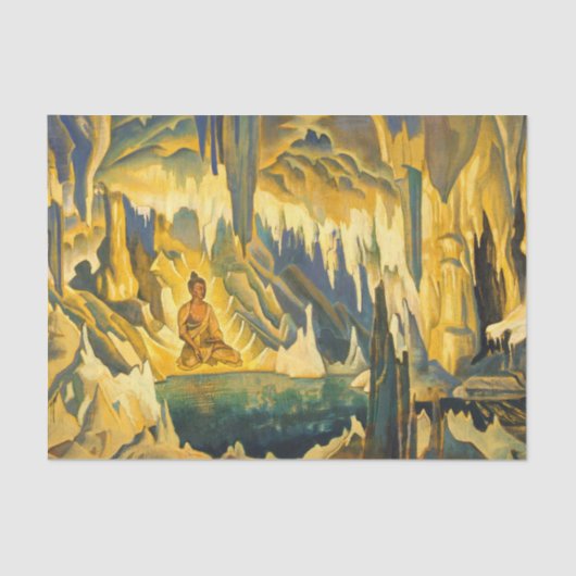 仏陀の勝ち（仏教美術） (by Roerich) 薄葉紙 (正面)