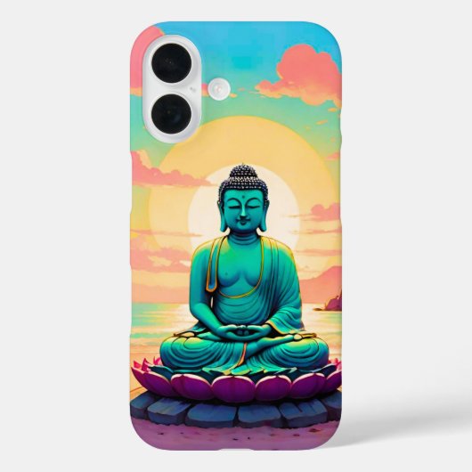 仏陀の夕日 Case-Mate iPhoneケース (裏面)