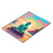 仏陀の夕陽の反射 ノートブック (左側)