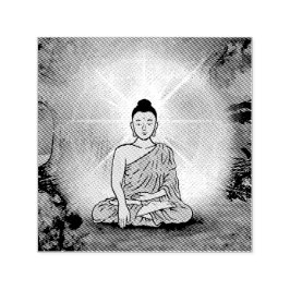 仏陀の悟りを開く印 セルフインキングスタンプ