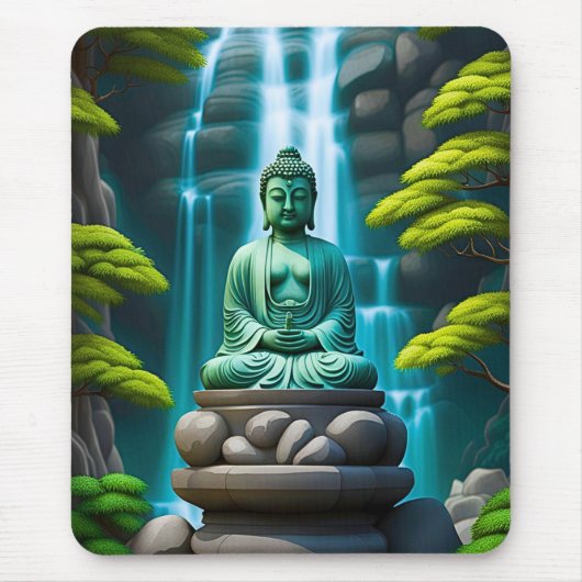 仏陀の滝 マウスパッド (正面)