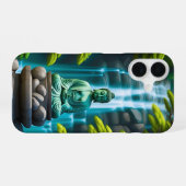 仏陀の滝 iPhone 16ケース (裏面横)
