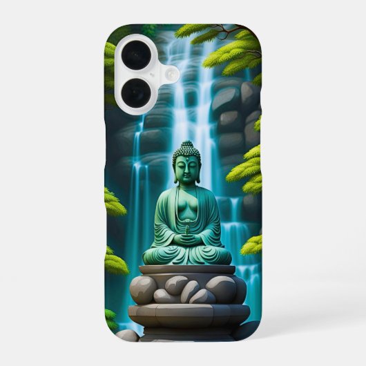 仏陀の滝 iPhone 16ケース (裏面)