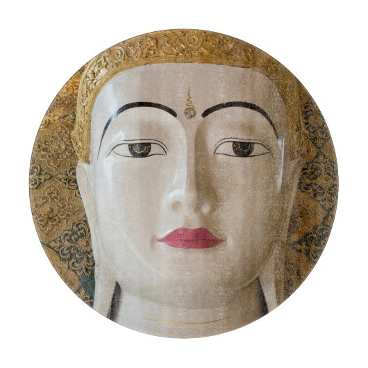 仏陀の肖像 カッティングボード (正面)