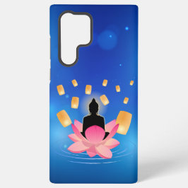 仏陀の蓮華ランタン ヴィサカ祭 SAMSUNG GALAXY S22 ULTRAケース