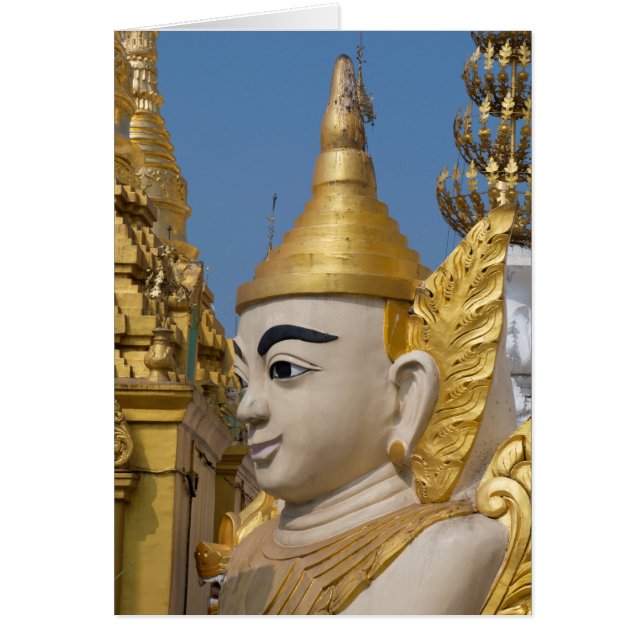 仏陀像のプロフィール (正面)