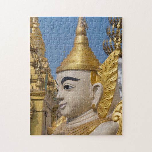 仏陀像のプロフィール ジグソーパズル (縦)