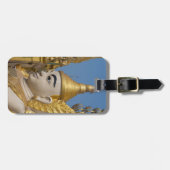 仏陀像のプロフィール ラゲッジタグ (正面横)