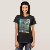 仏陀大仏像仏教禅定 Tシャツ (正面フル)