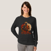仏陀曼荼羅仏教マインドフルネス仏教ラブ Tシャツ (正面フル)