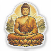 仏陀 シール (正面)