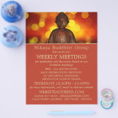 仏陀、仏教団体 広告チラシ チラシ (シングル)