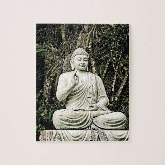 仏陀, 仏教, アジア, 伝統的, 宗教, ジグソーパズル (縦)
