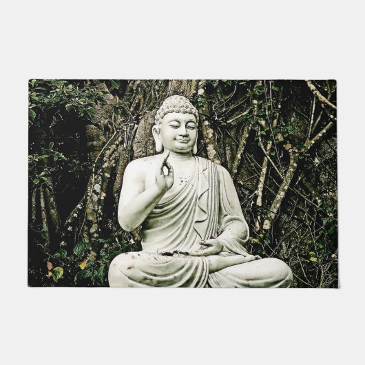 仏陀, 仏教, アジア, 伝統, 宗教, ドアマット (正面)