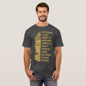 仏陀 仏 教徒 仏教 人生は皮肉な悲しみ Tシャツ (正面フル)