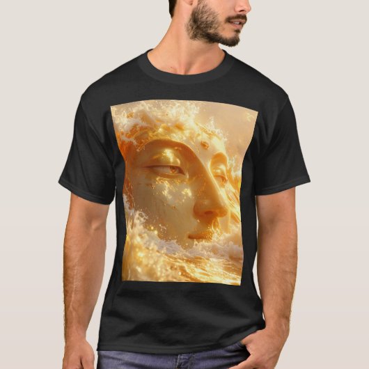 仏陀 - 禅仏教 Tシャツ (正面)