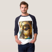 仏陀 - 禅仏教 Tシャツ (正面フル)