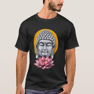 仏陀 蓮 瞑想 禅 ヨガ 仏教 仏教 Tシャツ