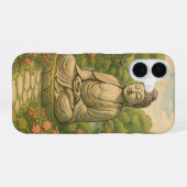 仏陀 iPhone 16ケース (裏面横)