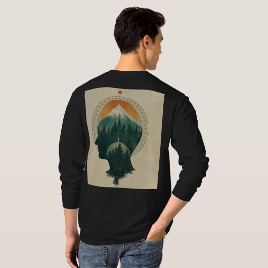 仏陀 Tシャツ (裏面フル)