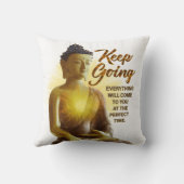 仏霊的感動的モチベーション白 クッション (裏面)