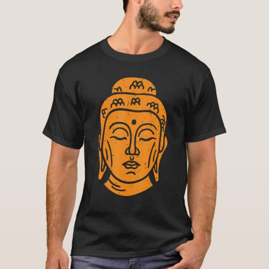 仏頭仏教の智慧 Tシャツ (正面)