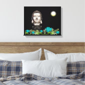 仏頭像 キャンバスプリント (インサイチュ (寝室))