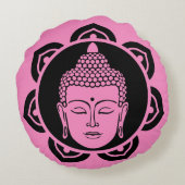 仏頭瞑想枕 ラウンドクッション (裏面)