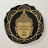 仏頭瞑想枕 ラウンドクッション (裏面)