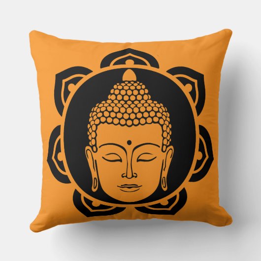 仏頭瞑想 クッション (裏面)