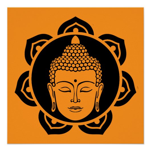 仏頭瞑想 ポスター (正面)