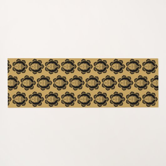 仏頭瞑想 ヨガマット (裏面(横))