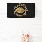 仏頭瞑想 横断幕 (インサイチュ)