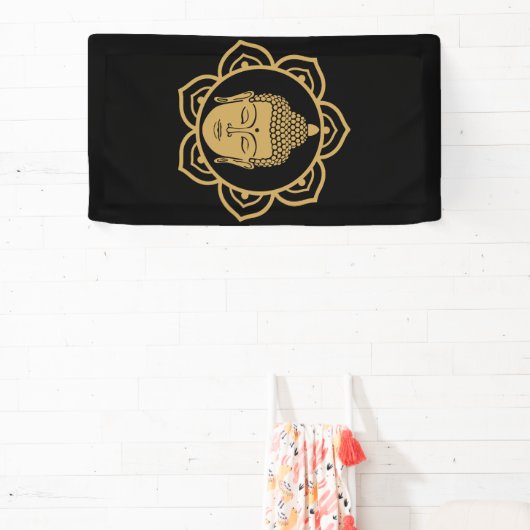 仏頭瞑想 横断幕 (インサイチュ)