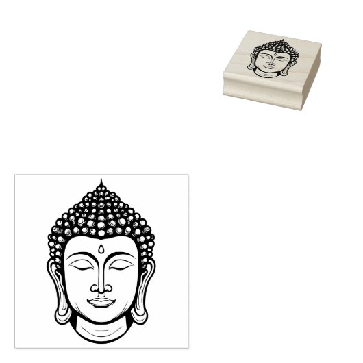 仏頭 ラバースタンプ (押印)