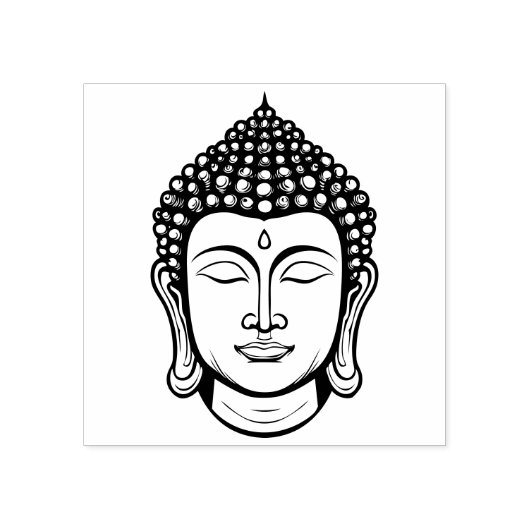 仏頭 ラバースタンプ (インプリント)