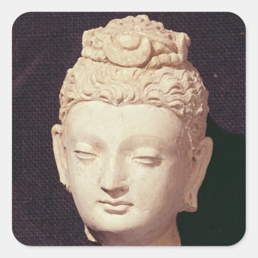 仏頭・月光仏スタイル スクエアシール (正面)